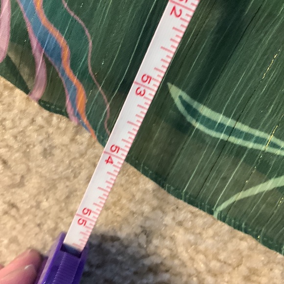 Floral Green Maxi Dress - Picture 5 of 9